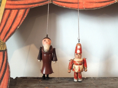 Loutka - Mnich a Kašpárek - 30.léta