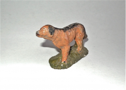 Vánoční betlém - figurka pes - 30.léta