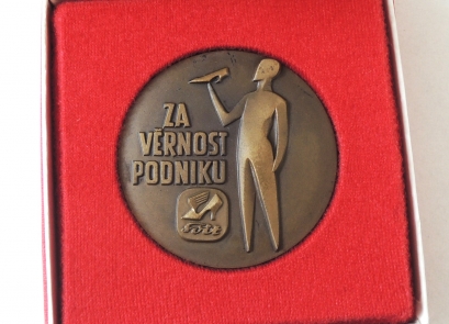 Plaketa záv. SVIT - bronz - 70./80. léta