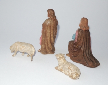 Vánoční betlém 4 figurky - 20./30. léta 20.stol.
